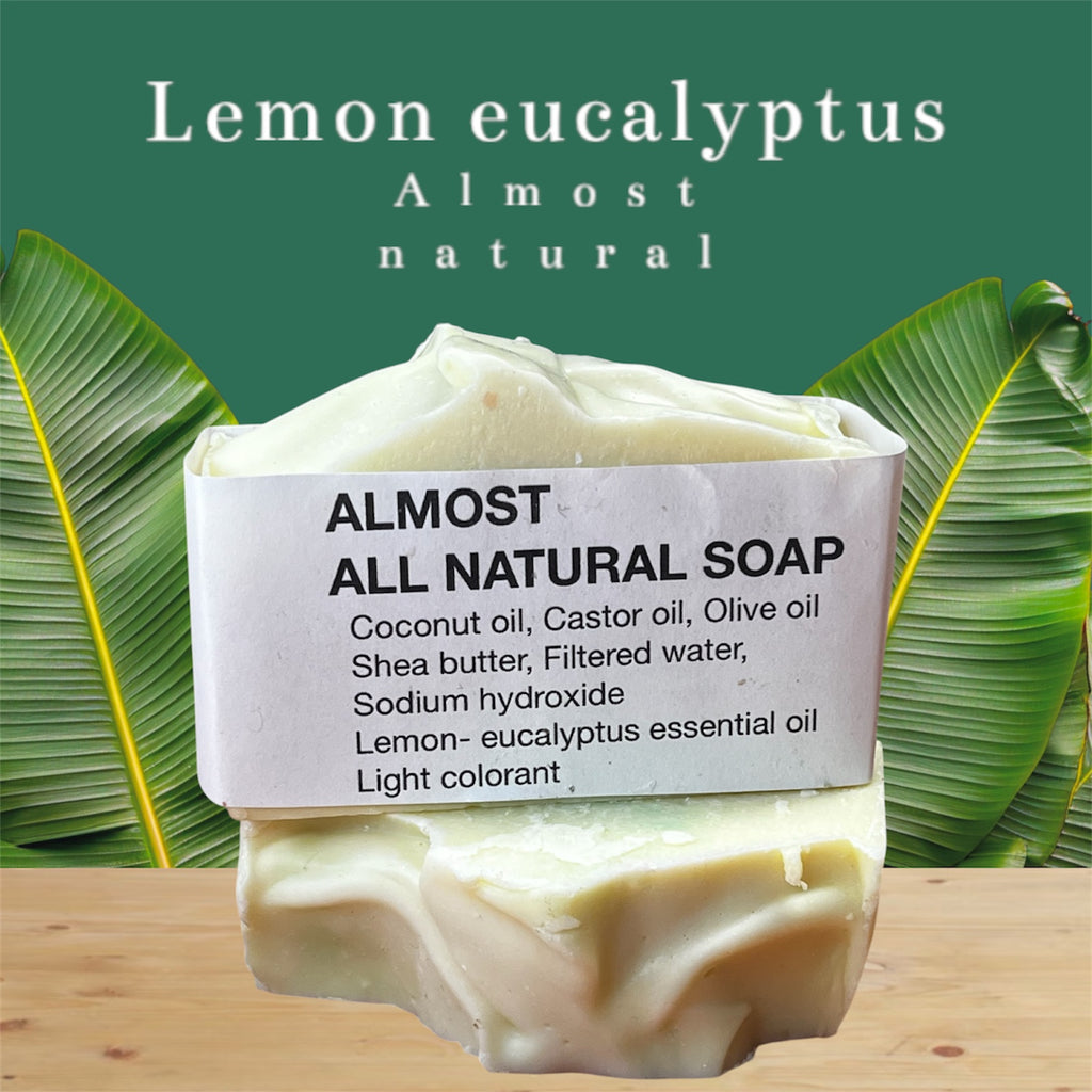 Lemon eucalyptus essential oil, scented soap