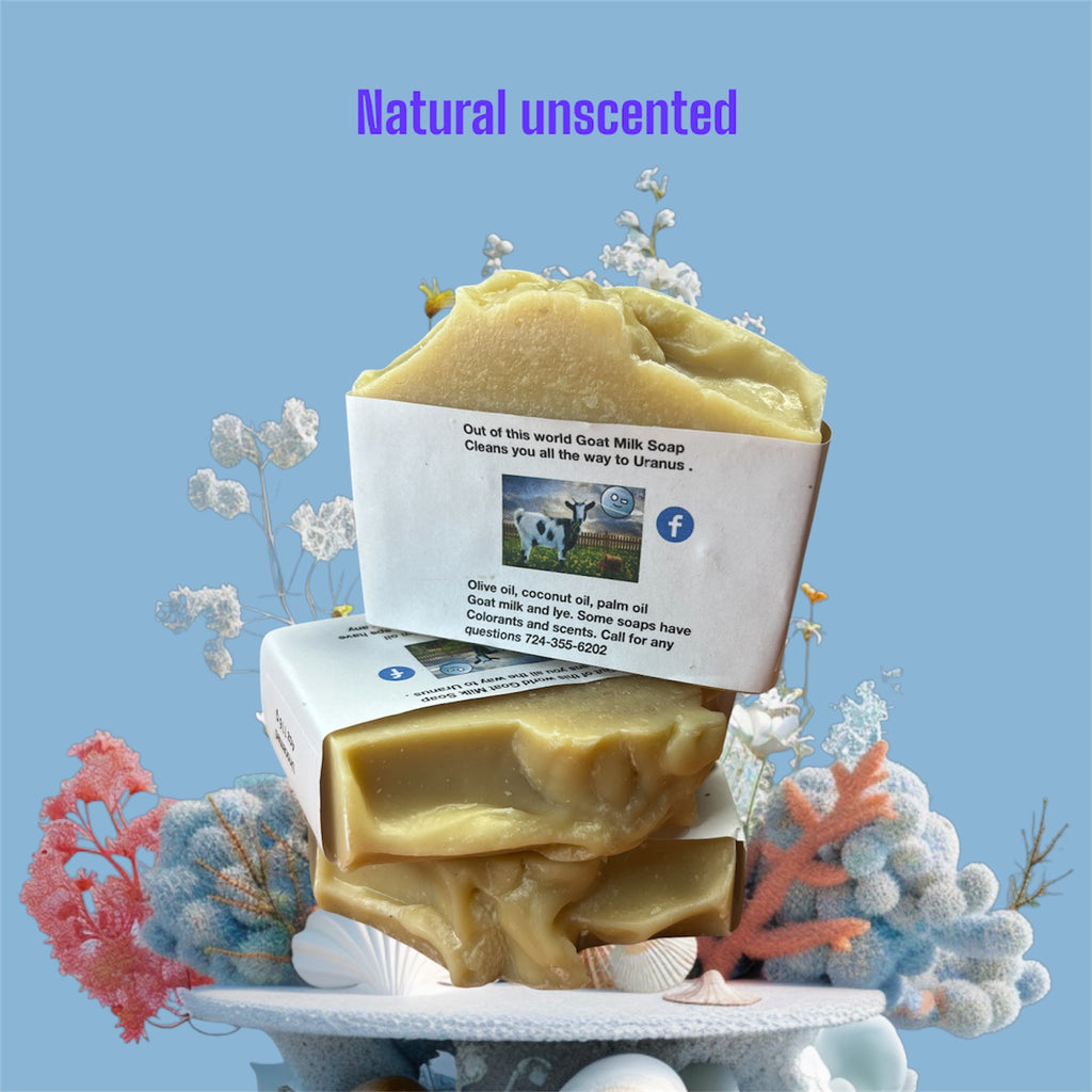 All natural unscented Goat Milk Soap